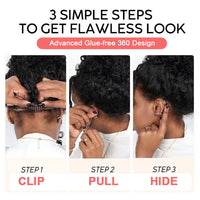 Perismoda Hair P4/27 highlight Invisible Strap 360 Lace  Bleached Knot Pre-Cut Lace Water Wave Wig