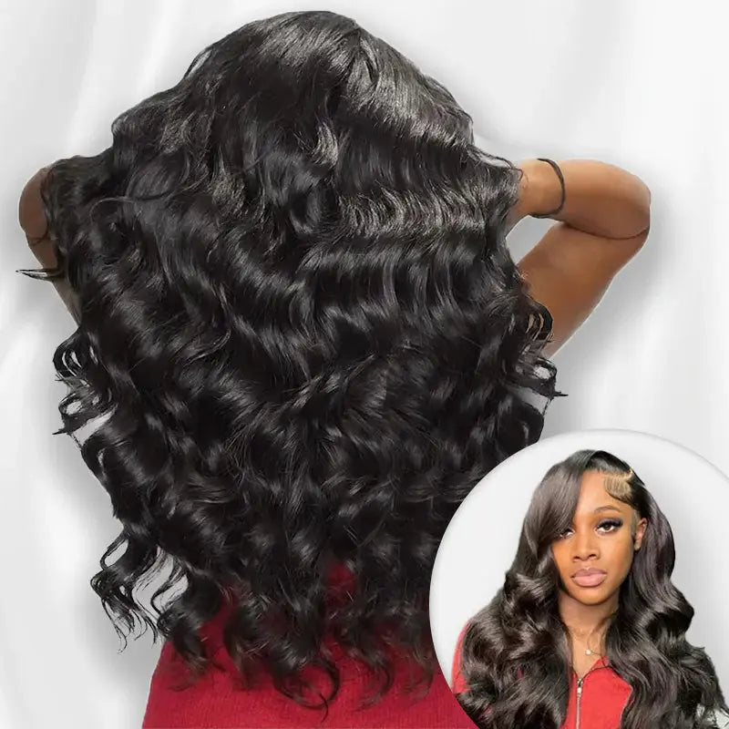 Perismoda 300% Density Body Wave Transparent Lace Front Wigs Virgin Human Hair 13x4 Frontal Lace Wig For Women
