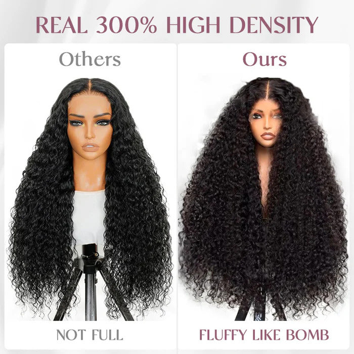 Perismoda 300% Density 13x4 Lace Front Super-dense Wigs Virgin Human Hair