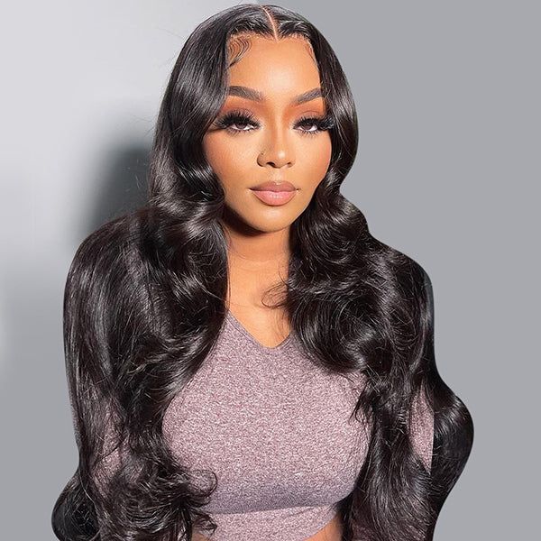 Perismoda Pre-Cut Lace Body Wave 5x5 Glueless Lace Wigs Body Wave Human Hair