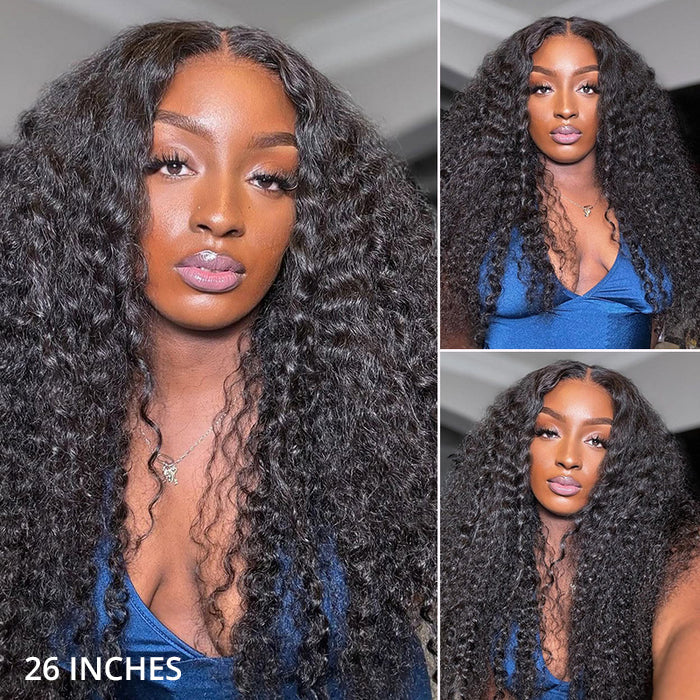 Perismoda 13x4 Lace Front Wig Natural Wave 300% Density Human Hair Wigs Pre Plucked