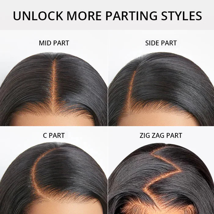 Perismoda 300% Density Body Wave Transparent Lace Front Wigs Virgin Human Hair 13x4 Frontal Lace Wig For Women