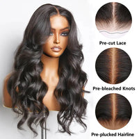 Perismoda Body Wave 13X4 Pre-plucked Pre-bleached Wig