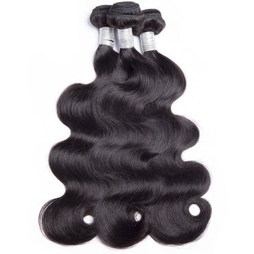 3 Bundles Brazilian Body Wave Bundles With 5x5 Lace Closure - Perismoda Hair