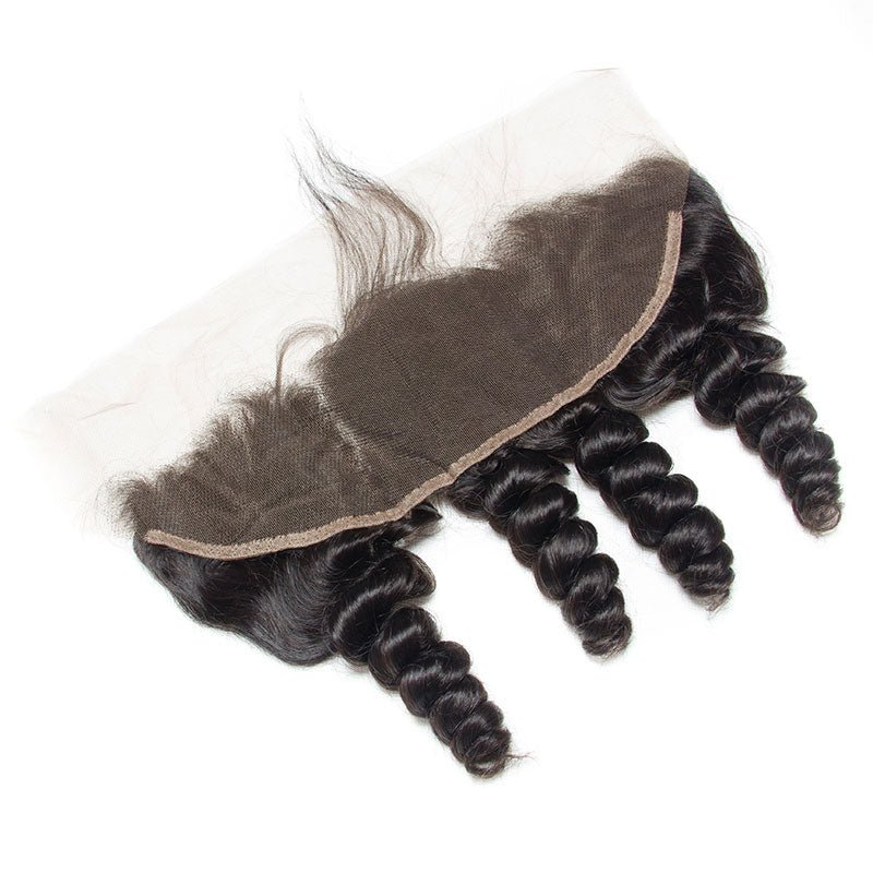 3 Bundles Indian Virgin Hair Loose Wave Bundles With 13*4 Lace Frontal - Perismoda Hair