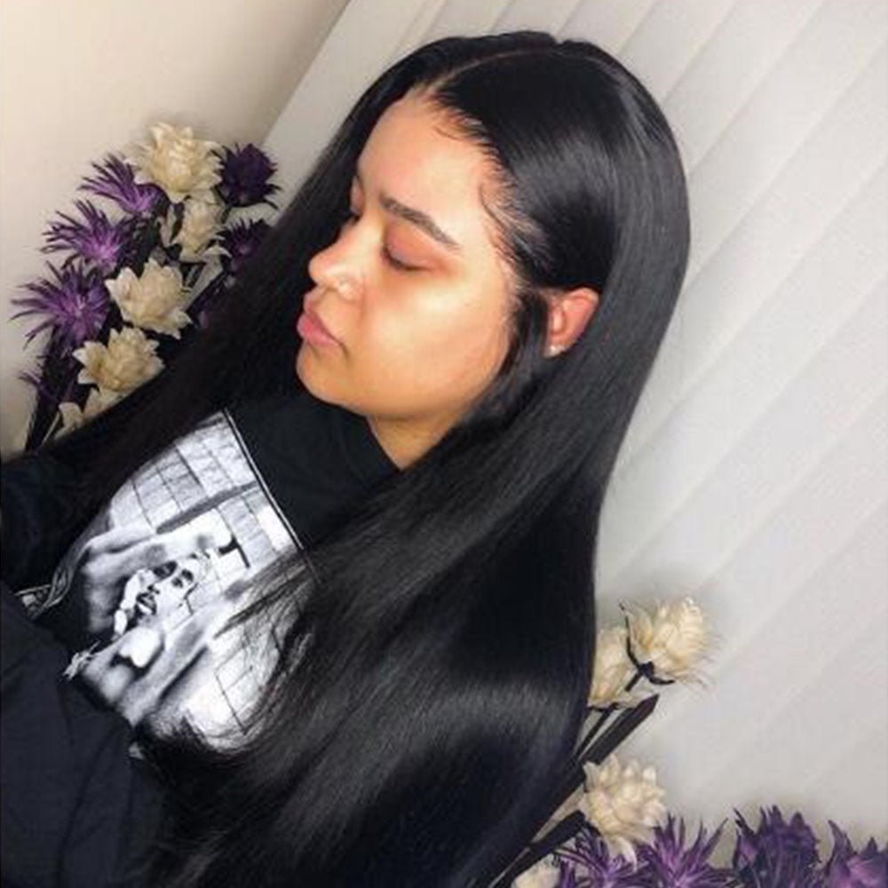 3 Bundles Precious Peruvian 100% human Hair Natural Black Straight Hair Bundles - Perismoda Hair