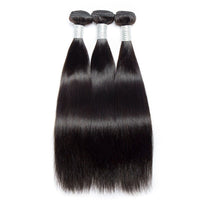3 Bundles Precious Peruvian 100% human Hair Natural Black Straight Hair Bundles - Perismoda Hair