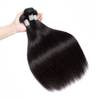 3 Bundles Precious Peruvian 100% human Hair Natural Black Straight Hair Bundles - Perismoda Hair