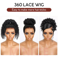 Perismoda Invisible Strap 360 Lace Deep Wave Bleached Knot Pre-Cut Lace Wig