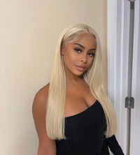 3PCS 613 Blonde Hair Weave Bundles 12 - 30 Inch Straight Peruvian Remy Human Hair - Perismoda Hair