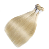 3PCS 613 Blonde Hair Weave Bundles 12 - 30 Inch Straight Peruvian Remy Human Hair - Perismoda Hair