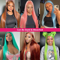 4 Bundles Brazilian Straight Hair Weave with 13x4 Lace Frontal - Perismoda Hair