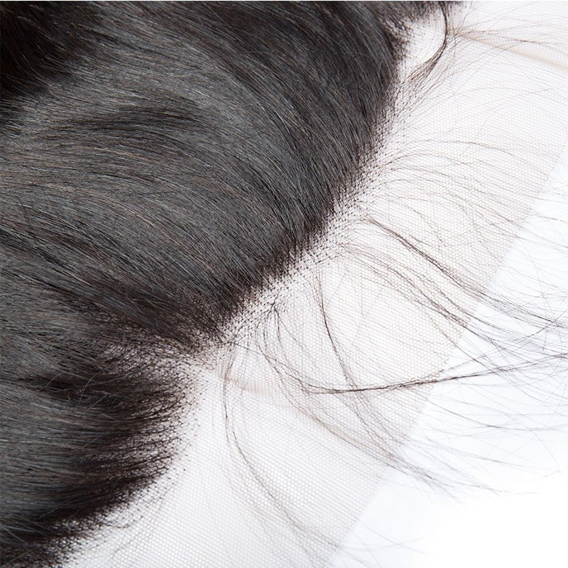 4 Bundles Brazilian Straight Hair Weave with 13x4 Lace Frontal - Perismoda Hair