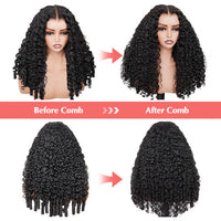 Perismoda Burmese Curly Glueless Wig Pre-cut 7*5 Lace Wear Go Wigs Bleached Knots With Drawstring