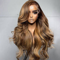 Perismoda 4/27 Highlight Body Wave Wig 13x4 Lace Front Wig