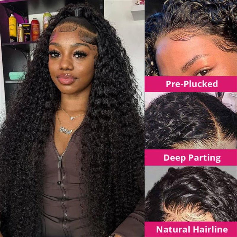 Perismoda 13x6 Transparent Lace Deep Wave Wig