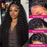 Perismoda 13x6 Transparent Lace Deep Wave Wig