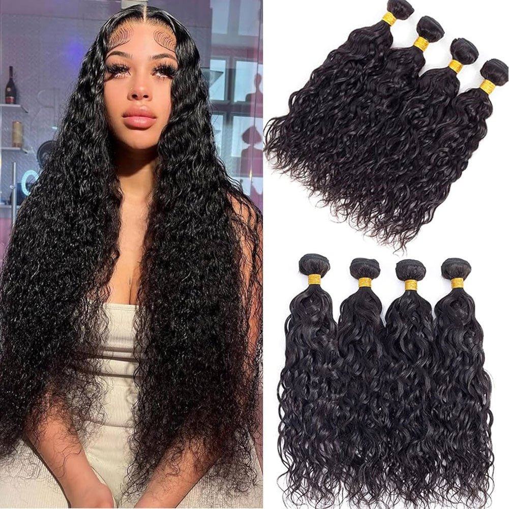 4pcs/pack Peruvian Water Wave Virgin Hair Weaves - Perismoda Hair