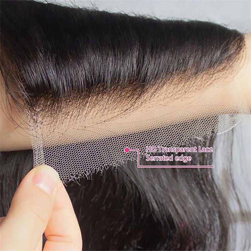 4x4 Straight Lace Closure Human Hair HD Lace Closure Free Part 100% Brazilian Virgin Hair - Perismoda Hair