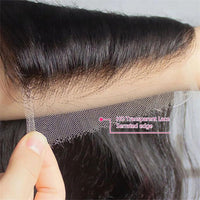 4x4 Straight Lace Closure Human Hair HD Lace Closure Free Part 100% Brazilian Virgin Hair - Perismoda Hair