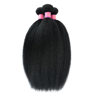 Perismoda Kinky Straight Bundles 12A 100% Unprocessed Virgin Human Hair 3 Bundles