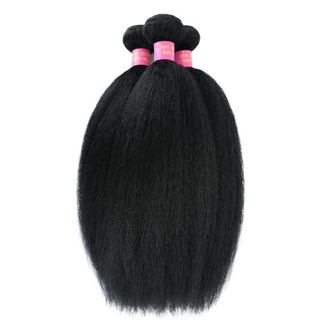 Perismoda Kinky Straight Bundles 12A 100% Unprocessed Virgin Human Hair 3 Bundles