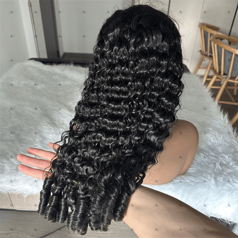 Perismoda Burmese Curly 13X4 HD Lace Frontal Wigs 250% Density Upgrade with Spriral Curls Human Hair