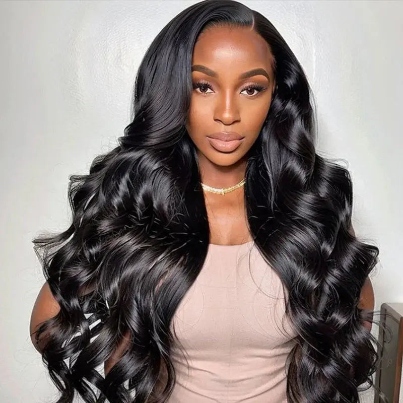 Perismoda 300% Density Body Wave Transparent Lace Front Wigs Virgin Human Hair 13x4 Frontal Lace Wig For Women