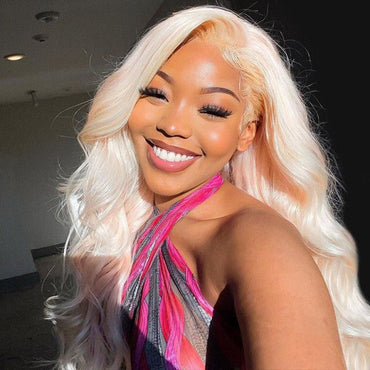 613 Blonde Bundles Brazilian Body Wave Remy Human Hair 3 Bundles - Perismoda Hair