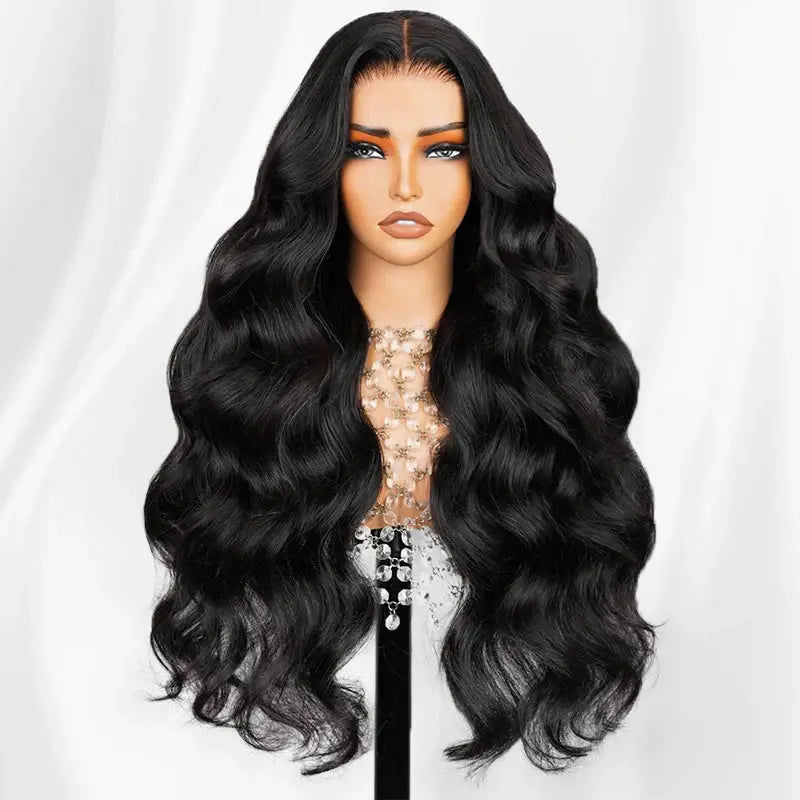 Perismoda 300% Density Body Wave Transparent Lace Front Wigs Virgin Human Hair 13x4 Frontal Lace Wig For Women