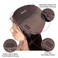 6x6 Curly Lace Closure Wigs Transparent Lace Front Wigs 100% Human Hair Wigs With Baby Hair 180% Density - Perismoda Hair