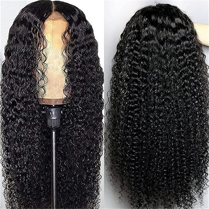 6x6 Lace Closure Wigs Human Hair Ready to Wear and Go Glueless Wigs Human Hair Kinky Curly Human Hair Wigs - Perismoda Hair