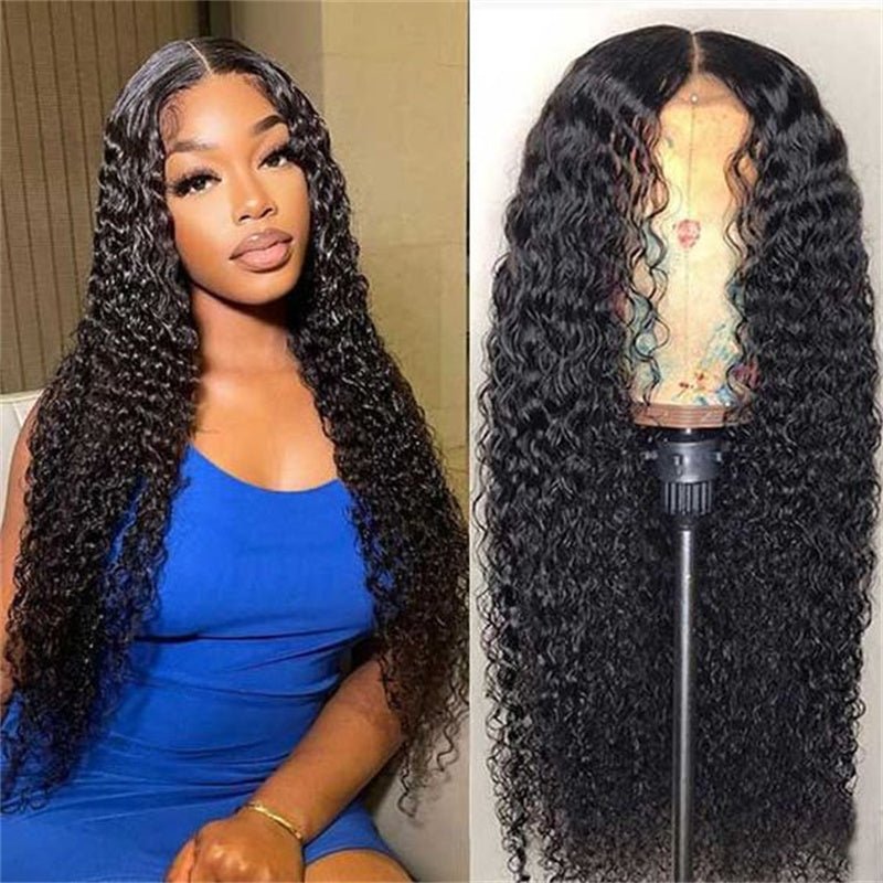 6x6 Wear and Go Glueless Wigs Pre Plucked Deep Wave Lace Front Wigs Human Hair for Women - Perismoda Hair