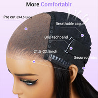 Perismoda Pre-Cut Lace Body Wave 5x5 Glueless Lace Wigs Body Wave Human Hair