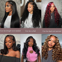Perismoda Loose Deep Wave Human Hair 3 Bundles Natural Black Color 100% Unprocessed Brazilian Virgin Hair