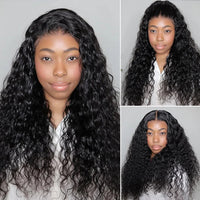 Perismoda 13X6 Deep Wave Lace Frontal Wigs Human Hair Natural Black Invisible HD Lace Wig Super Sale