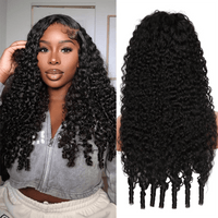 Perismoda Burmese Curly Glueless Wig Pre-cut 7*5 Lace Wear Go Wigs Bleached Knots With Drawstring