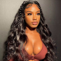 Perismoda Pre-Cut Lace Body Wave 5x5 Glueless Lace Wigs Body Wave Human Hair