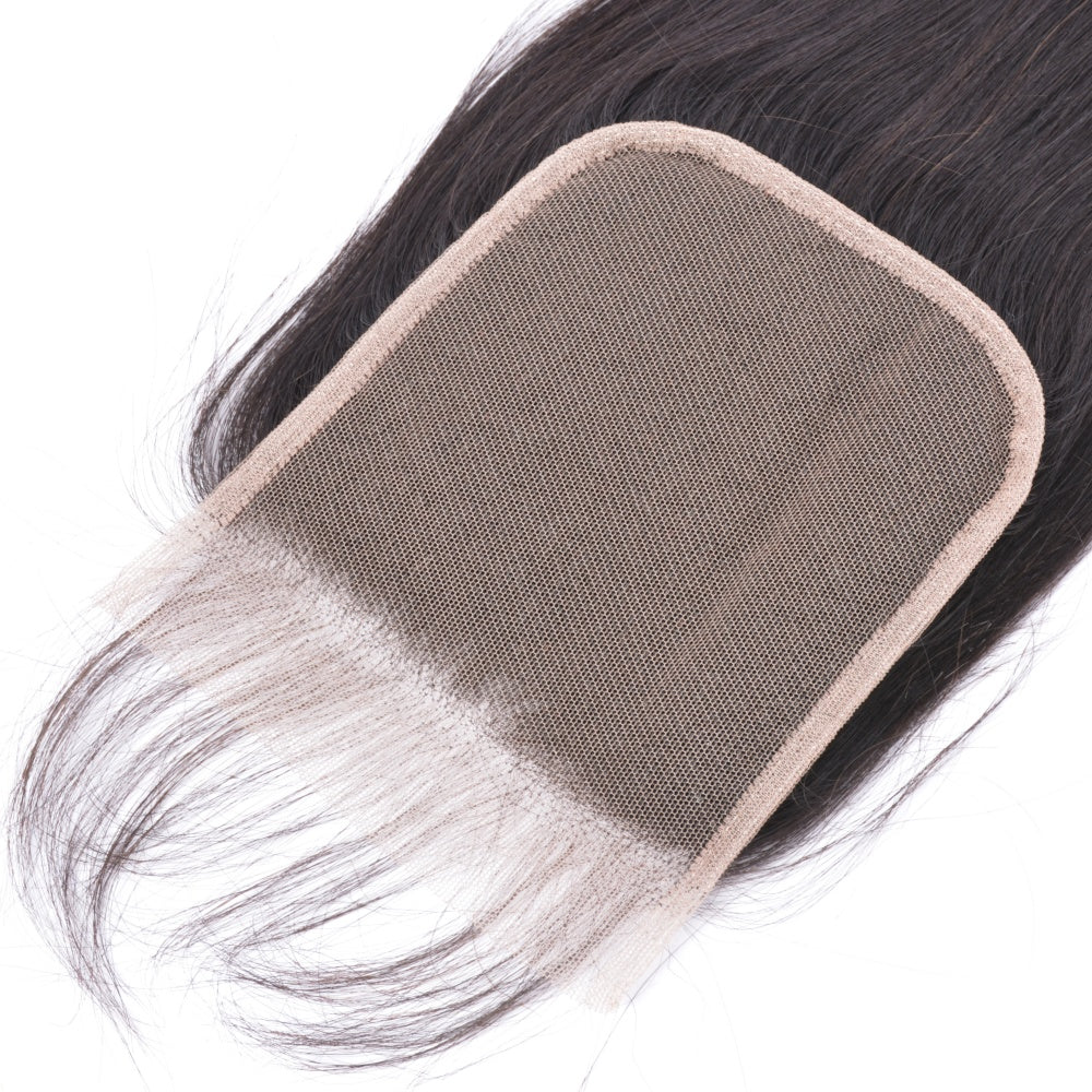 Perismoda Straight Hair 5x5 Transparent HD Lace Closure Virgin Human Hair Frontal Closure