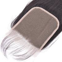 Perismoda Straight Hair 5x5 Transparent HD Lace Closure Virgin Human Hair Frontal Closure