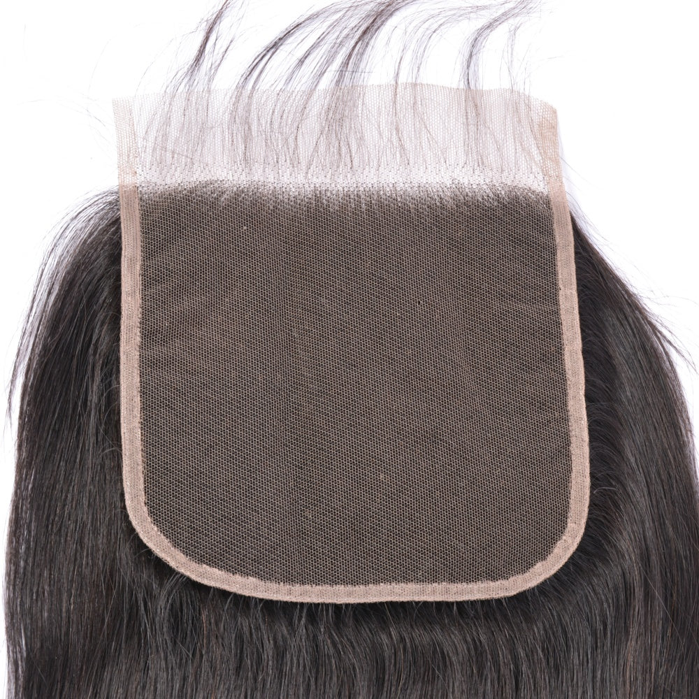 Perismoda Straight Hair 5x5 Transparent HD Lace Closure Virgin Human Hair Frontal Closure