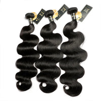 Malaysian 100% human Hair 3 Bundles Body Wave Hair Bundles