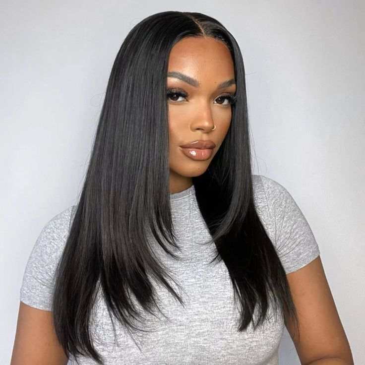 Perismoda Trendy Layered Cut Butterfly Haircut Pre-plucked 5x5/7x5 Closure Glueless Lace Wig 100% Human Hair