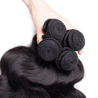 100% Raw Indian Virgin Human Hair Body Wave 3 Bundles Human Hair Extensions