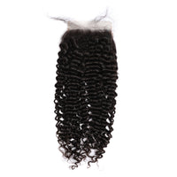 Perismoda Curly Wave 5x5 Transparent HD Lace Closure Virgin Human Hair Frontal Closure