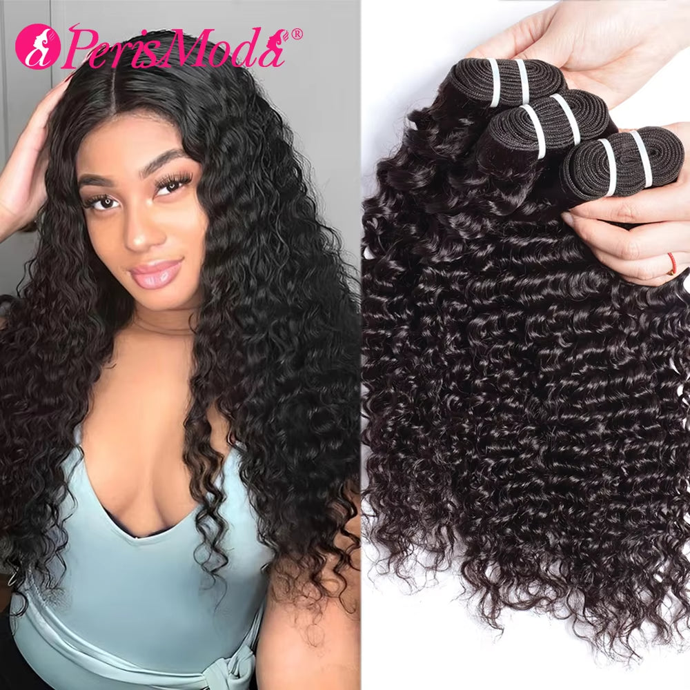 Malaysian Virgin Human Hair Deep Wave 3 Bundles
