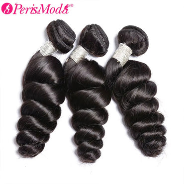 Perismoda Hair Indian 3 Bundles Deep Wave Hair Weave