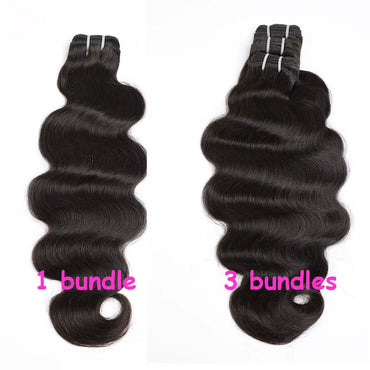 Malaysian Body Wave Virgin Human Hair Weave 4 Bundles
