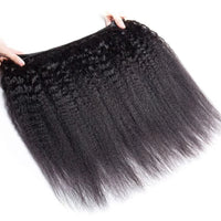 Yaki Straight Bundles Human Hair Extensions Virgin Hair Weaves Double Weft