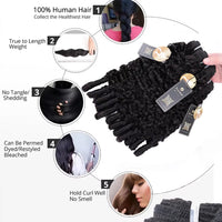 Perismoda Burmese Curly Hair 3 Bundles With 5x5 Lace Closure Brazilian Human Hair